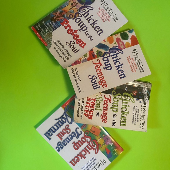 🎉2/20 Set of 4 Chicken Soup for Teenage Preteen Soul Stories Journal Advice - Picture 7 of 8